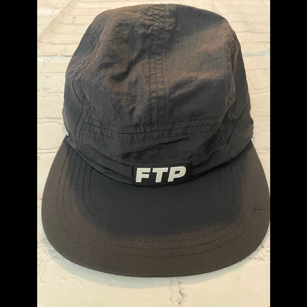 FTP Nylon Camp Black Hat w/ Secret Zipper Compartment - Rare & Limited Editon